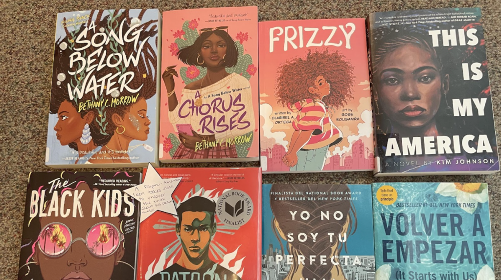 Books recommended by student groups at Monarch High School